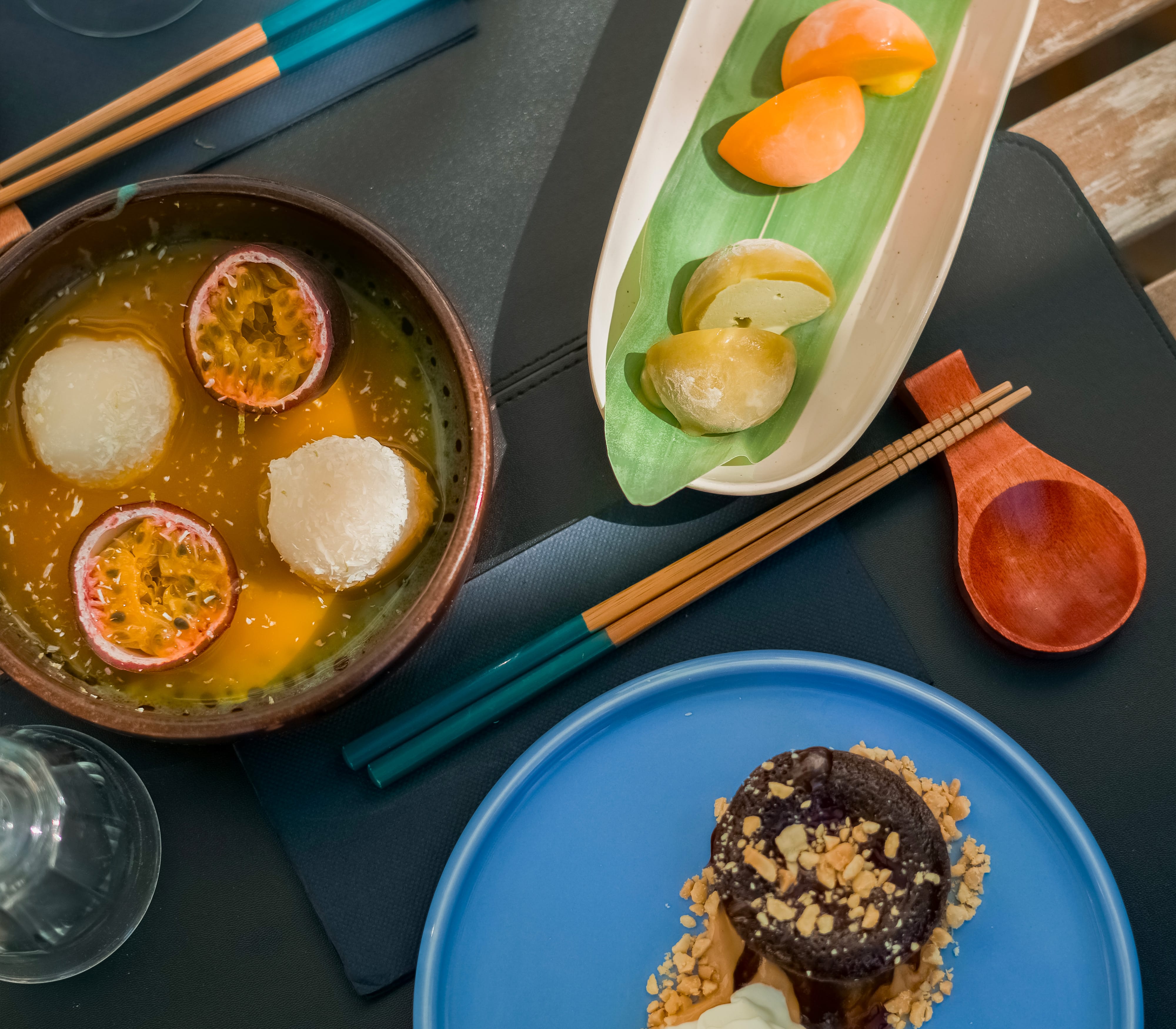 Assortiment de desserts japonais