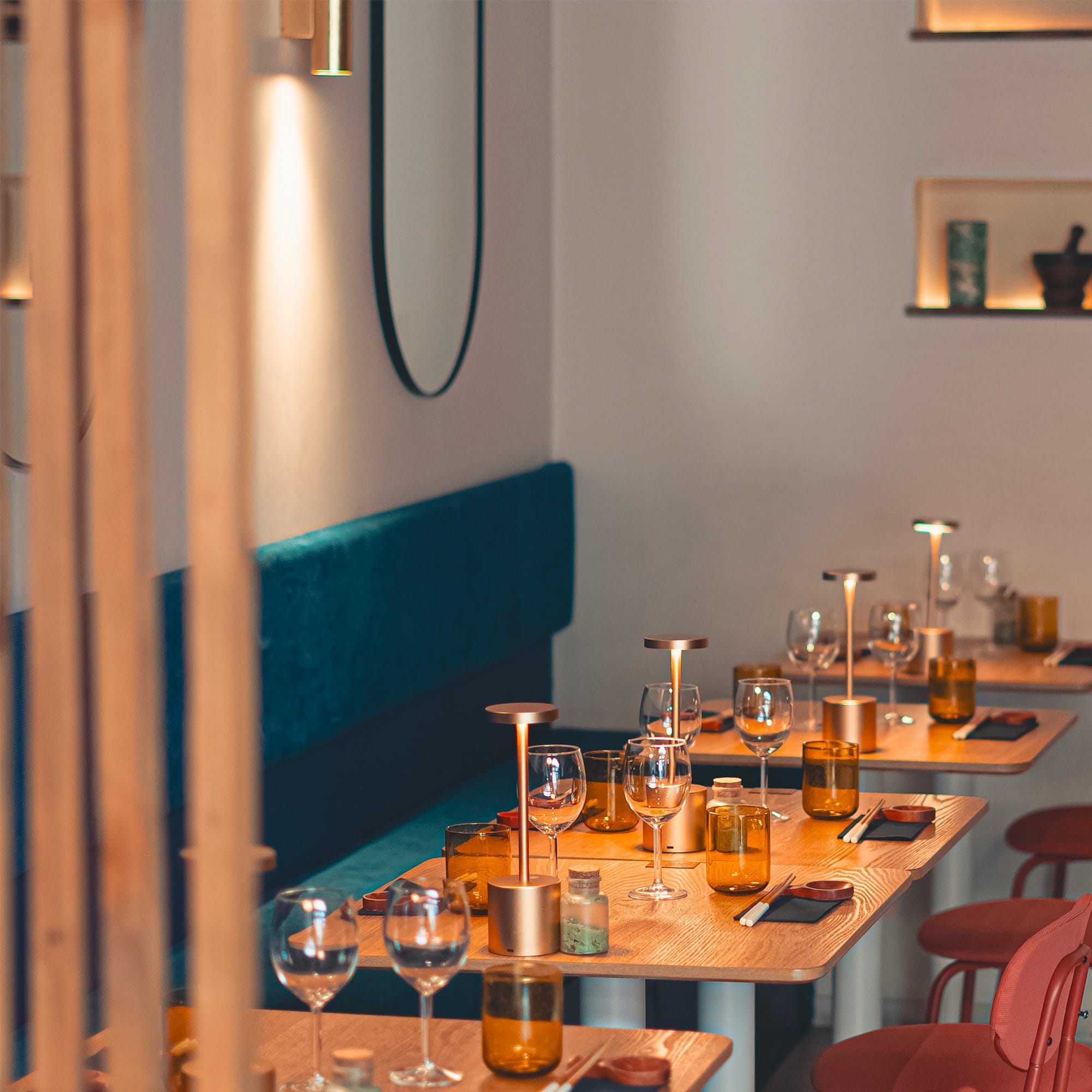 Salle du restaurant Moutarde et Wasabi